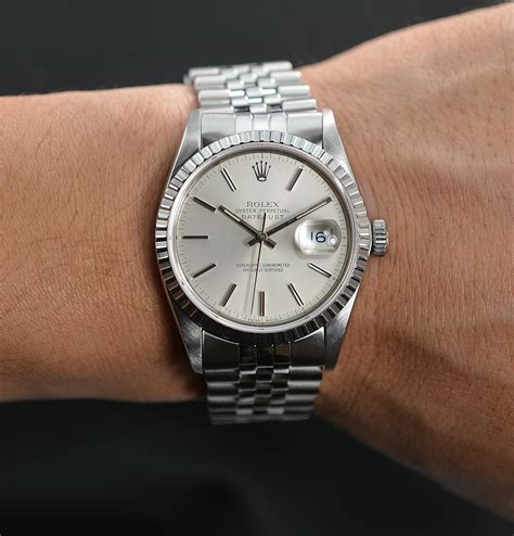 ' rolex datejust stainless steel|old stainless steel Rolex Datejust.